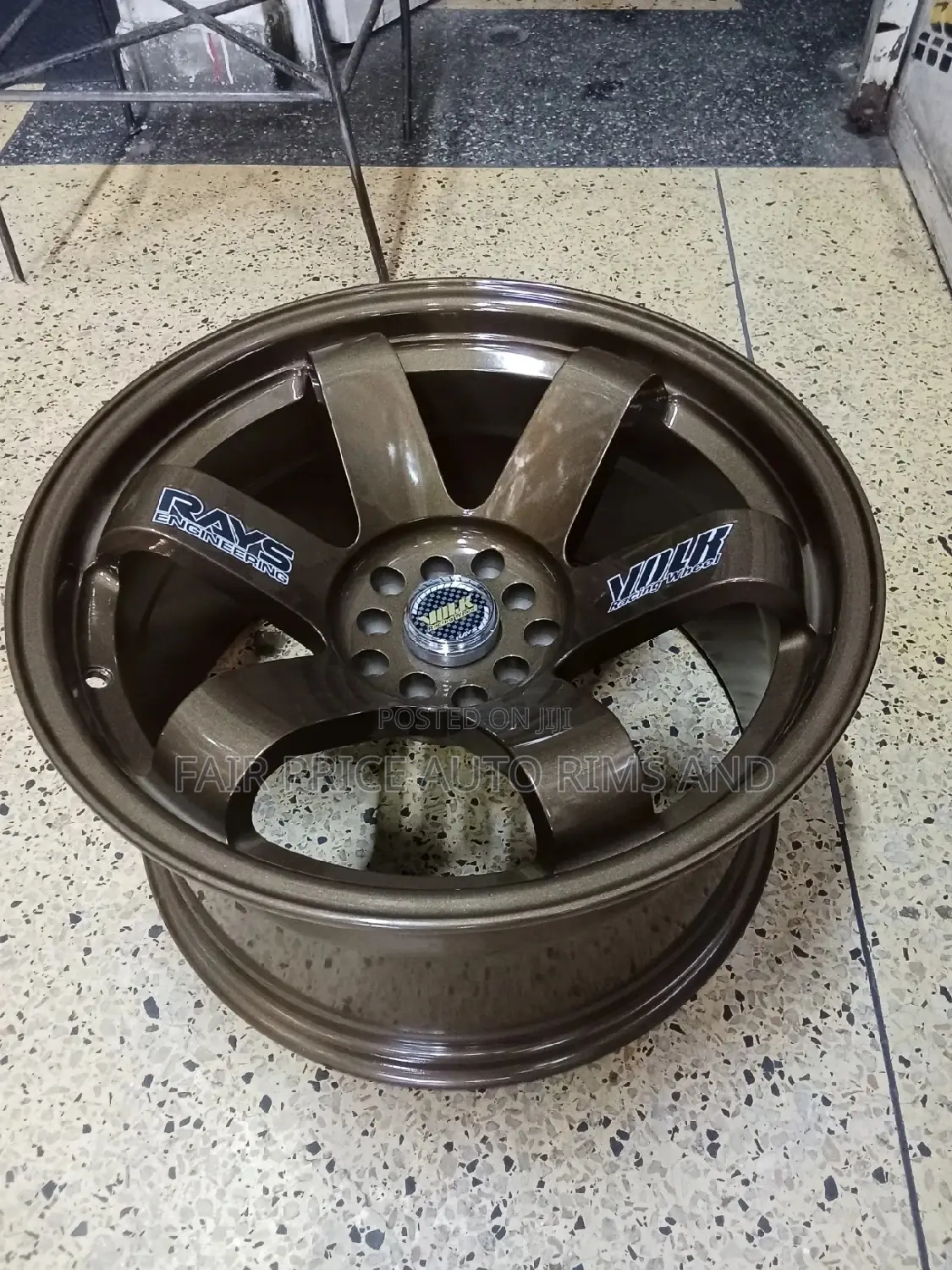 Sports Rims Size 17 Offset Bronze and Black
