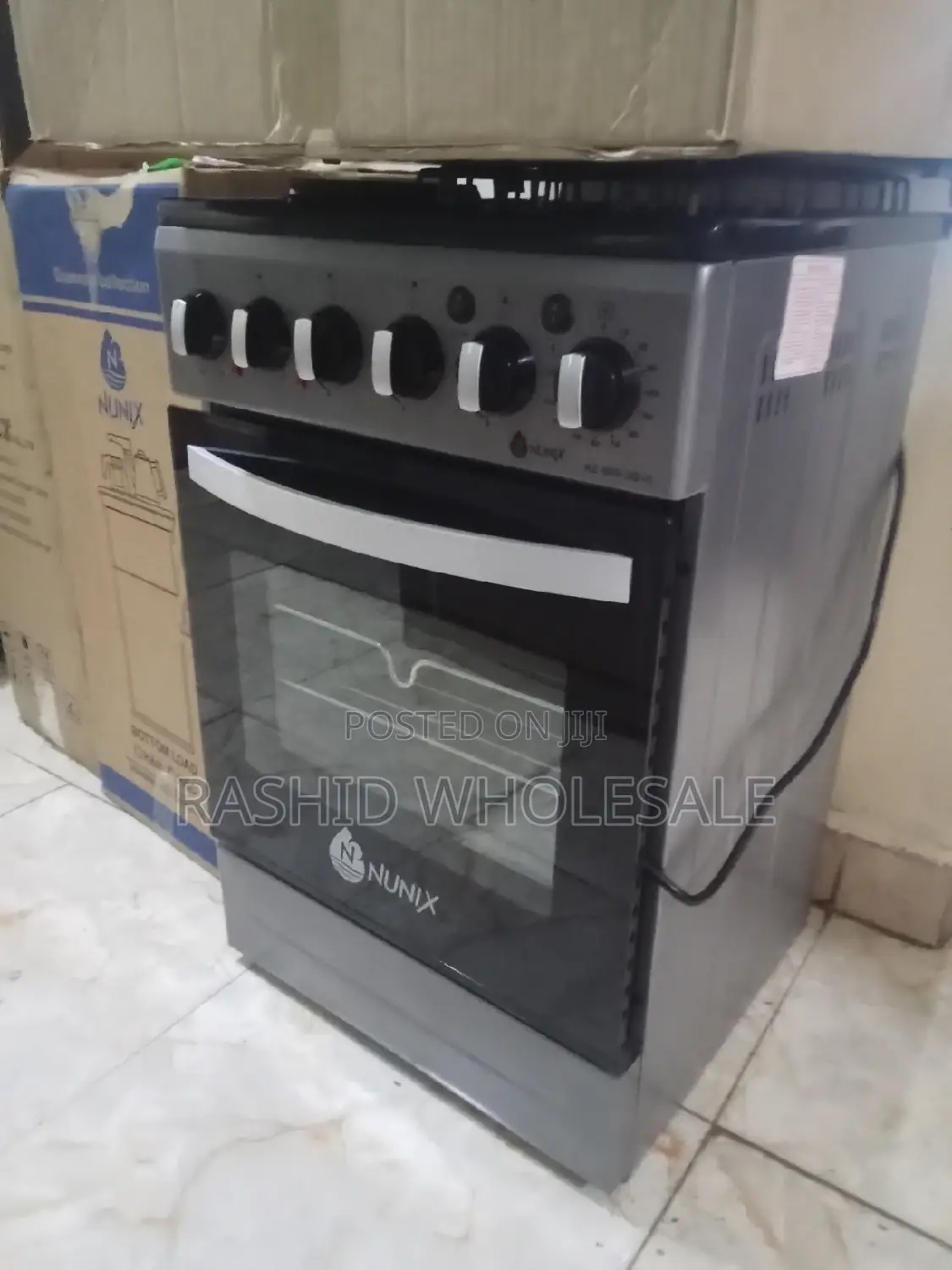 Nunix Cooker* 3gas 1electric Plate And Oven. Standing Cooker