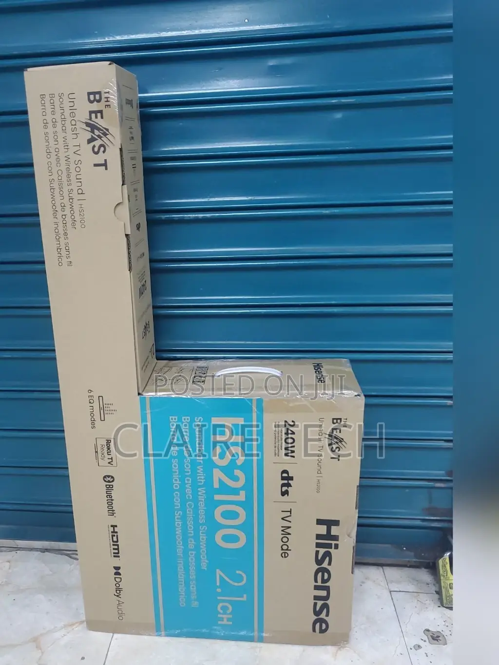 Hisense 2.1ch Hs2100 Sound Bar Wireless Woofer