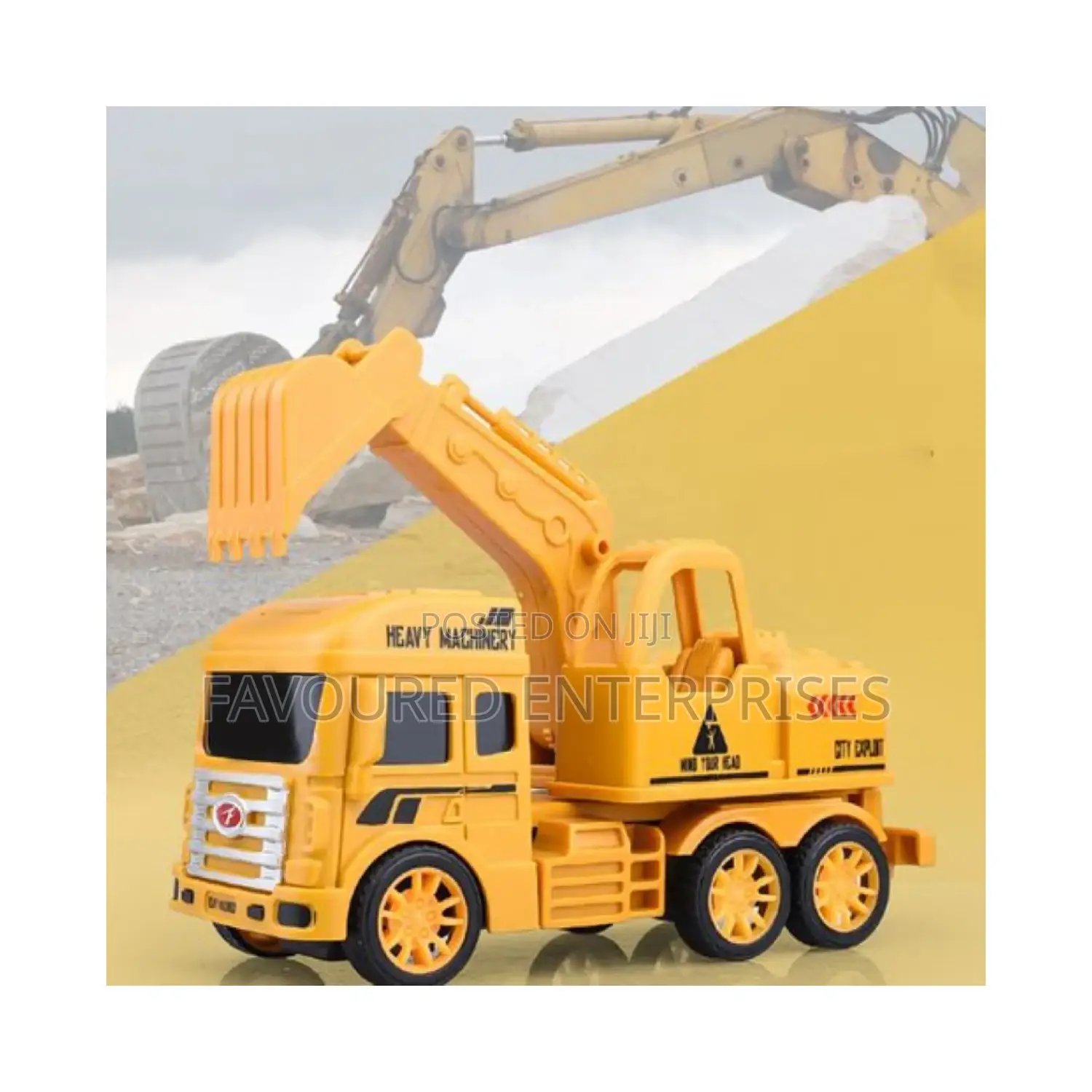 Construction Trucks Vehicles Toys Forklift Digger Excavator