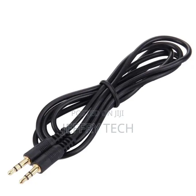 1m 3.5mm Male to 3.5mm Male Plug Stereo Audio Aux Cable