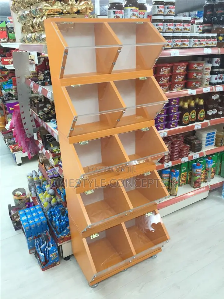Cereal and Green Grocery Shopping Interior Design