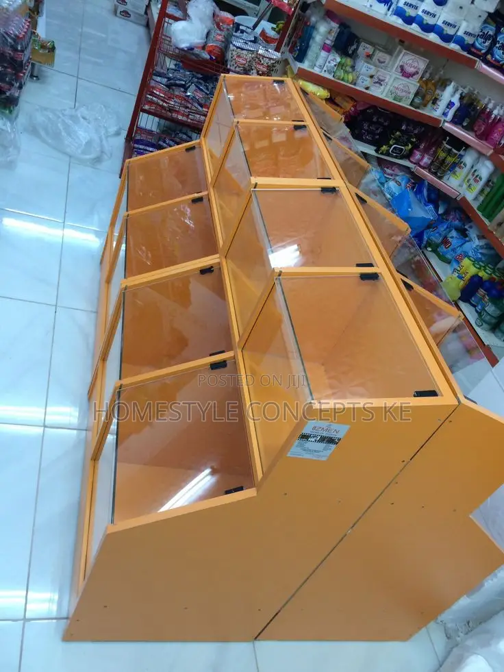 Cereal and Green Grocery Shopping Interior Design