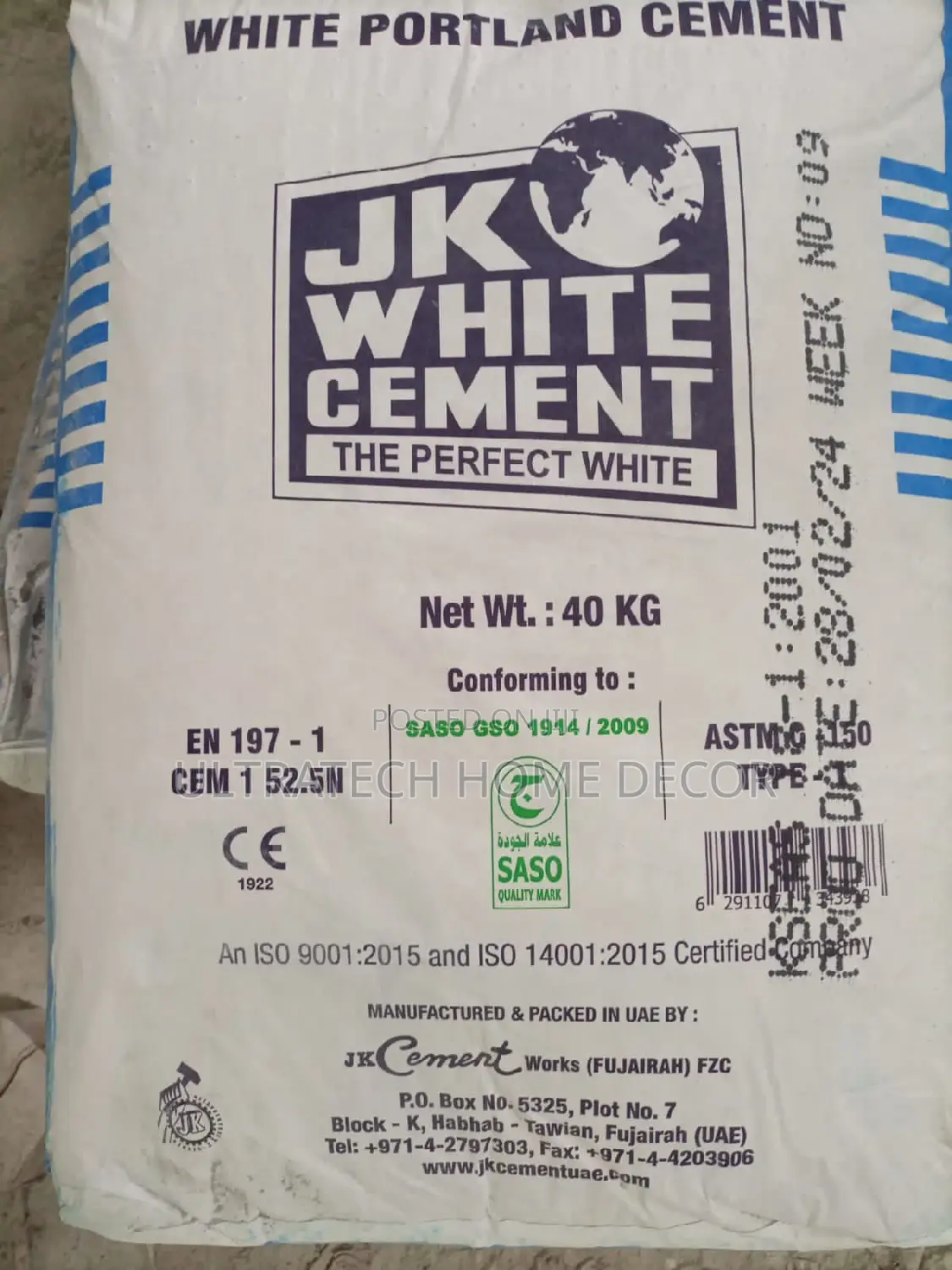 Jk White Cement 52.5 N
