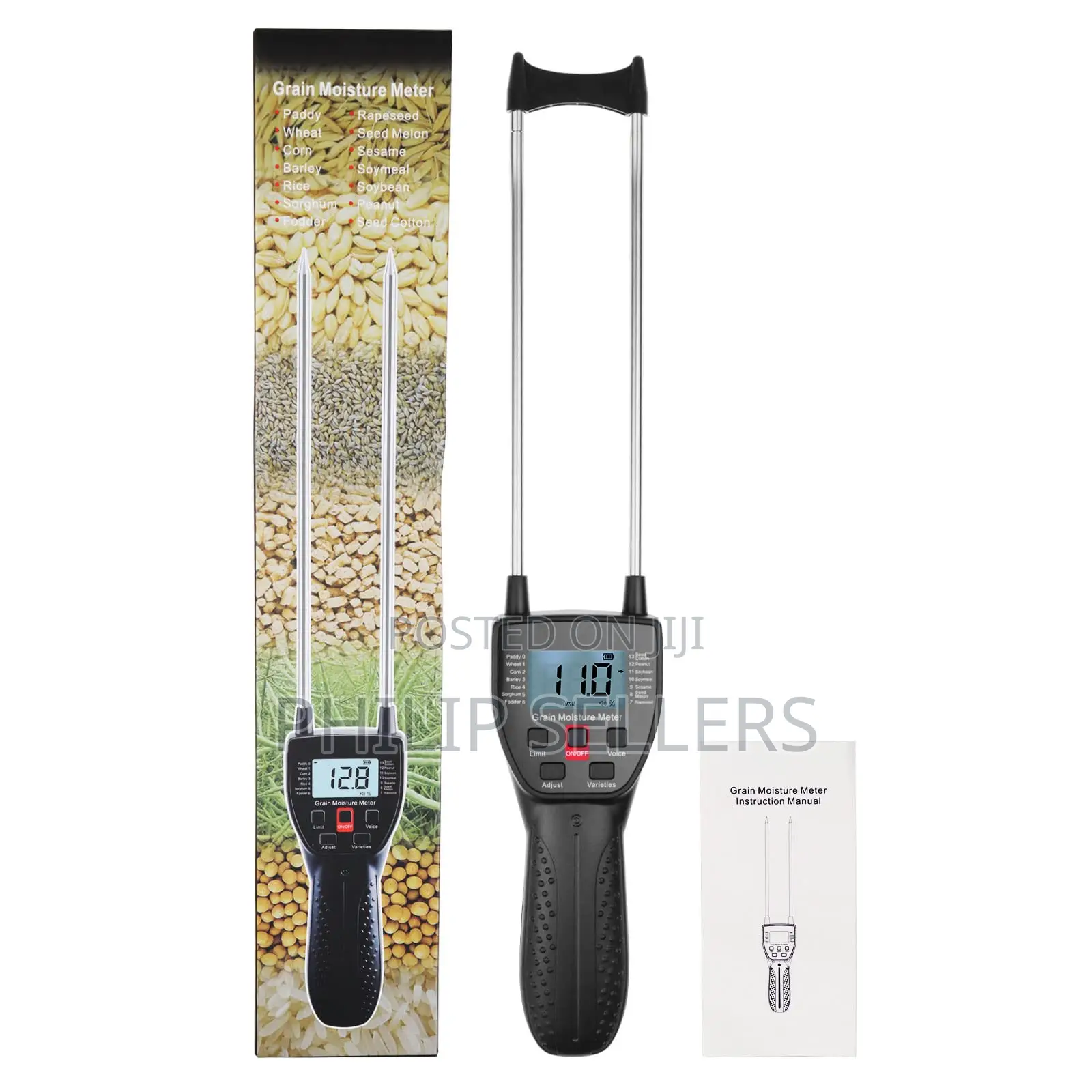 PROBE: 2 Long Sharp Probe for Easy Testing. The Metal Probe