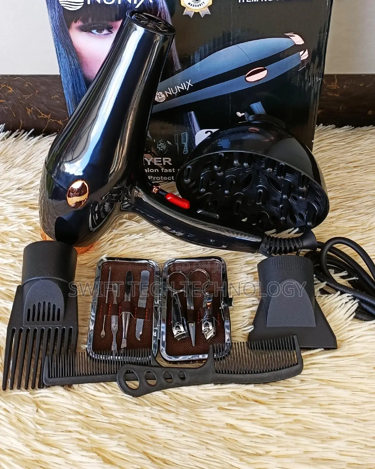 Blow Dryer, Blow Dryer , Nunix Black Blow Dryer