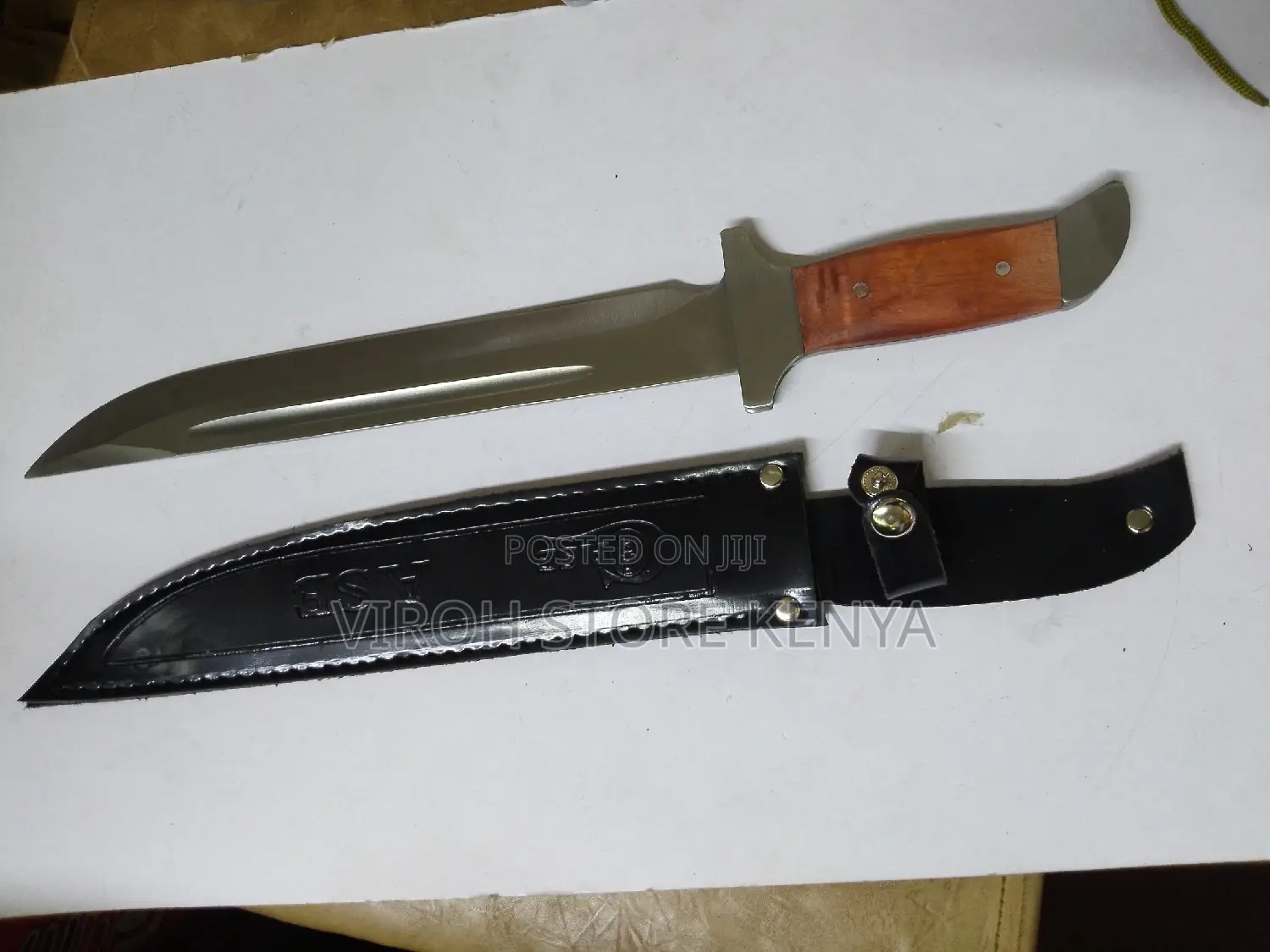 ASE Long Stainless Knife With Carrying Bag Camping Knife