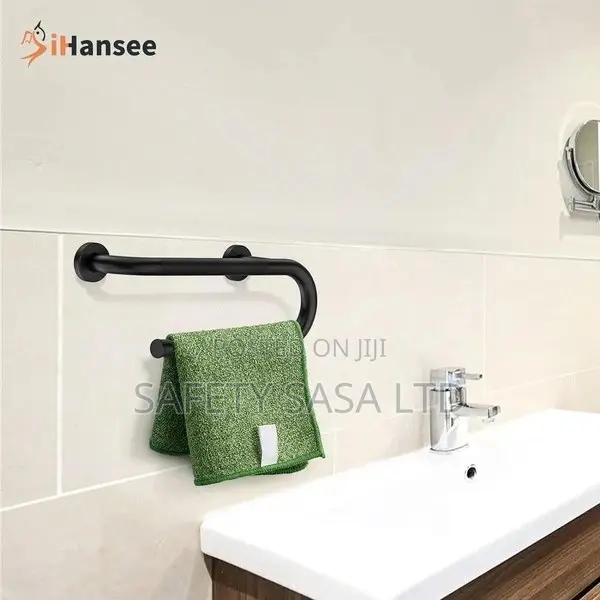 Grab Bar Toilet Paper Holder
