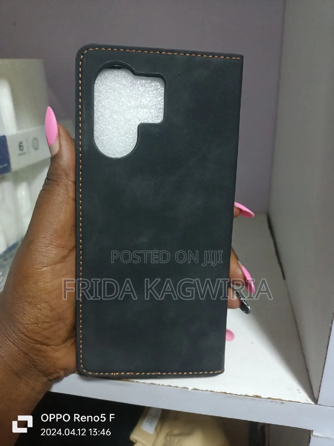 Redmi 13c Leather Flip Cover With Kickstand