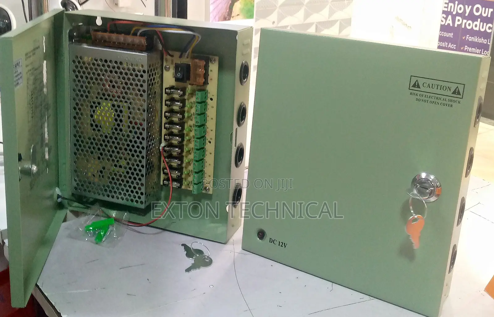 CCTV 8 Channel 12v 10a Fused Power Supply