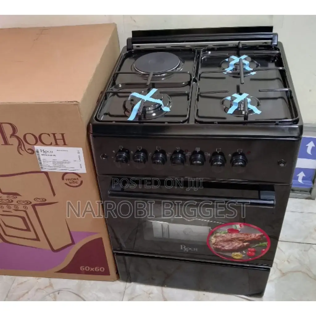 Amazing Roch Black 60×60 Standing 3+1 Cooker