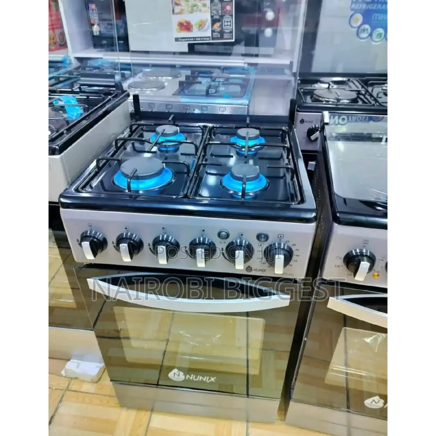 Classic Mika 60 *60 Standing 3g+1e Cooker With Electric Oven