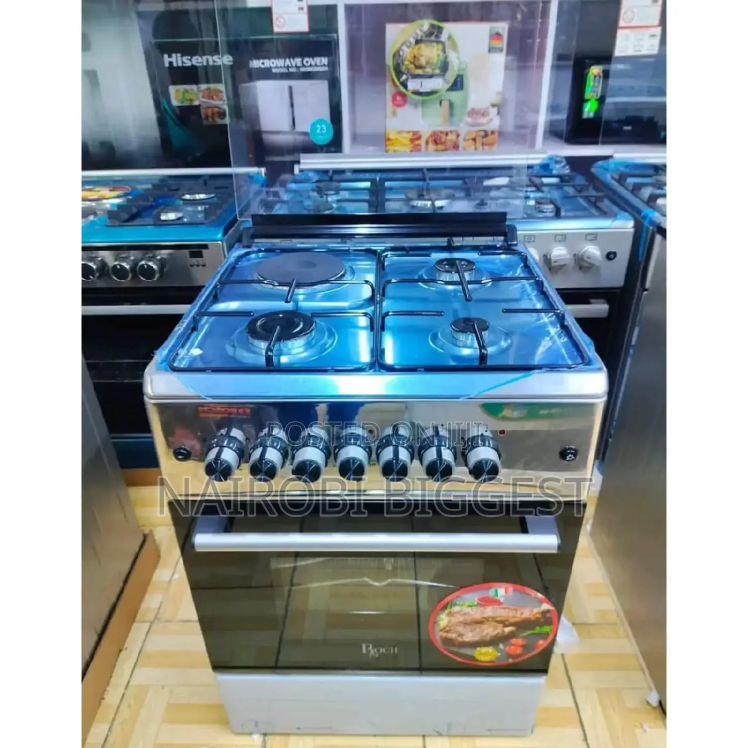 Roch 60*60 Standing Cooker With Electric Oven