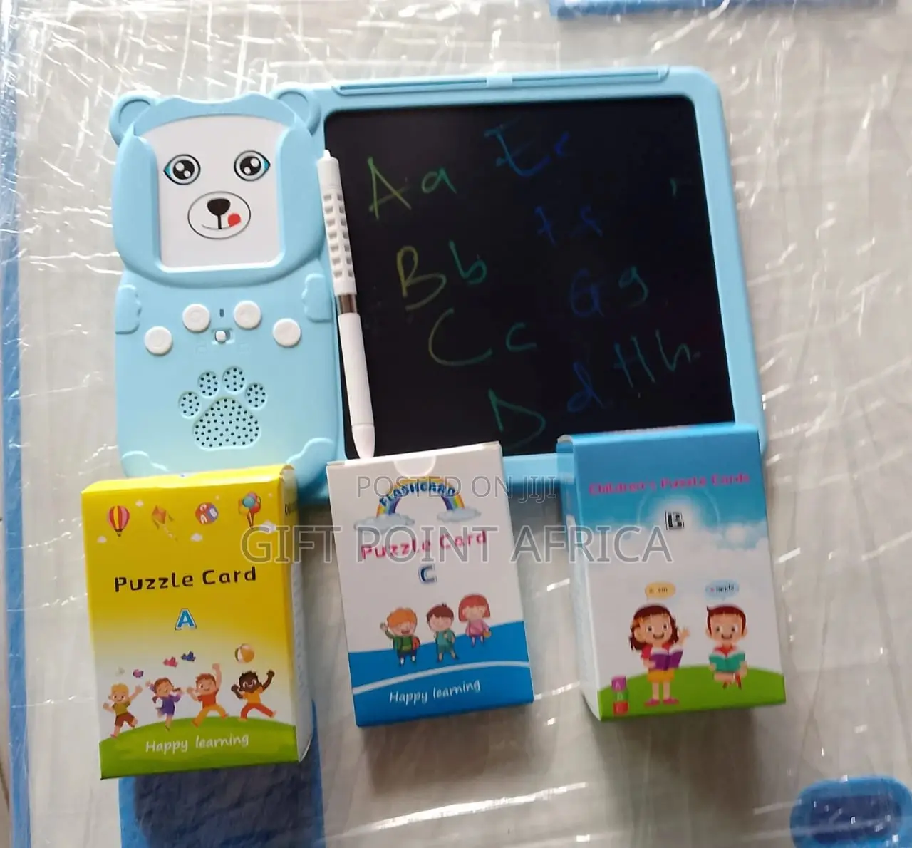 2 in 1 Flash Card Reader With LCD Writing Pad for Kids