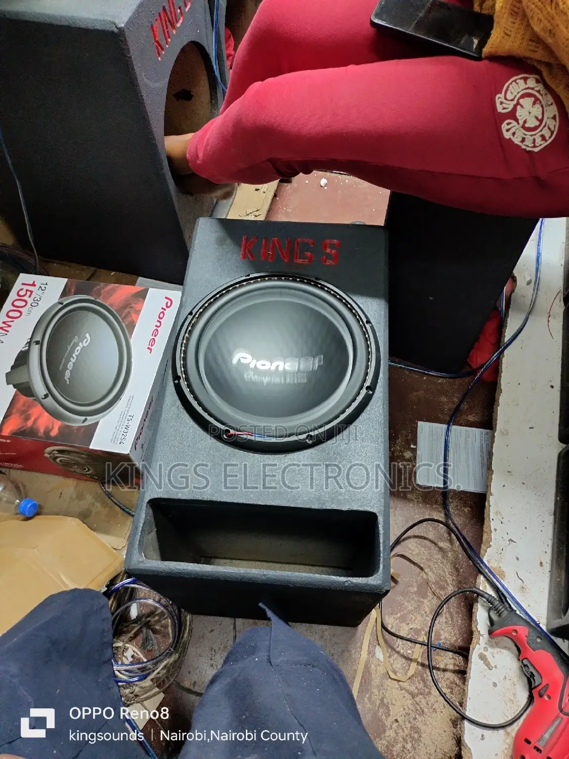 Pioneer 1500watts Speaker Single Coiled Car Speaker