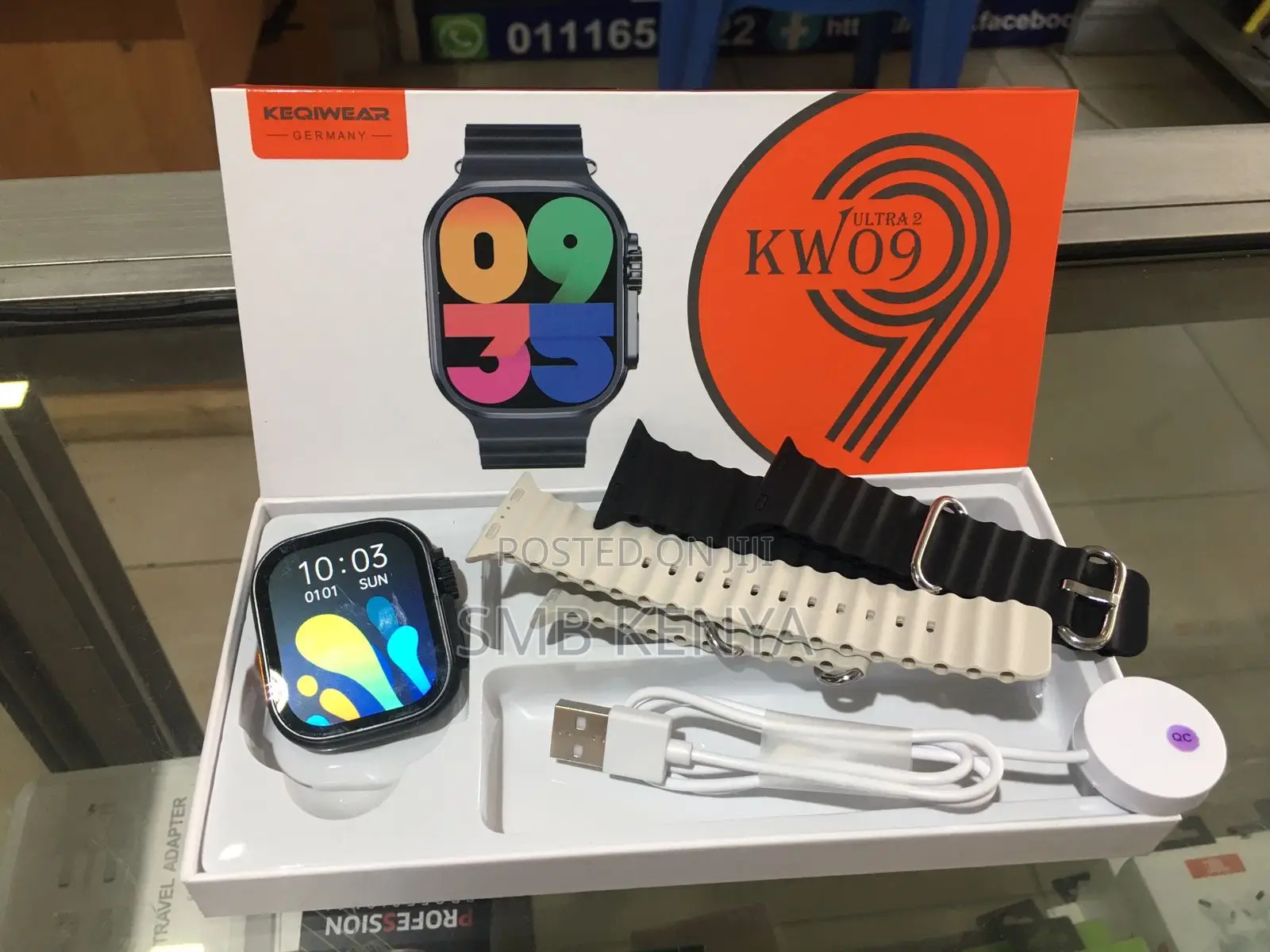 Health Tracker Smart Watch Full Screen 2.0 Inch KW09