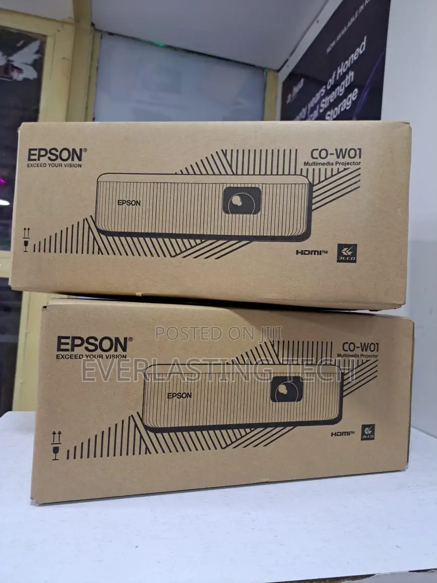 Epson Co-W01 Wxga 3lcd Projector 3000 Lumens