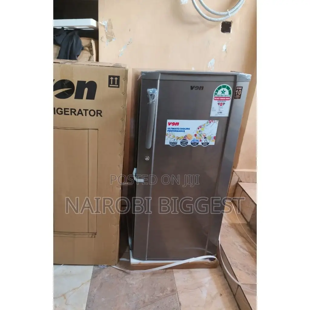VON Von,VARS-23dhs Single Door Fridge 185L - Silver