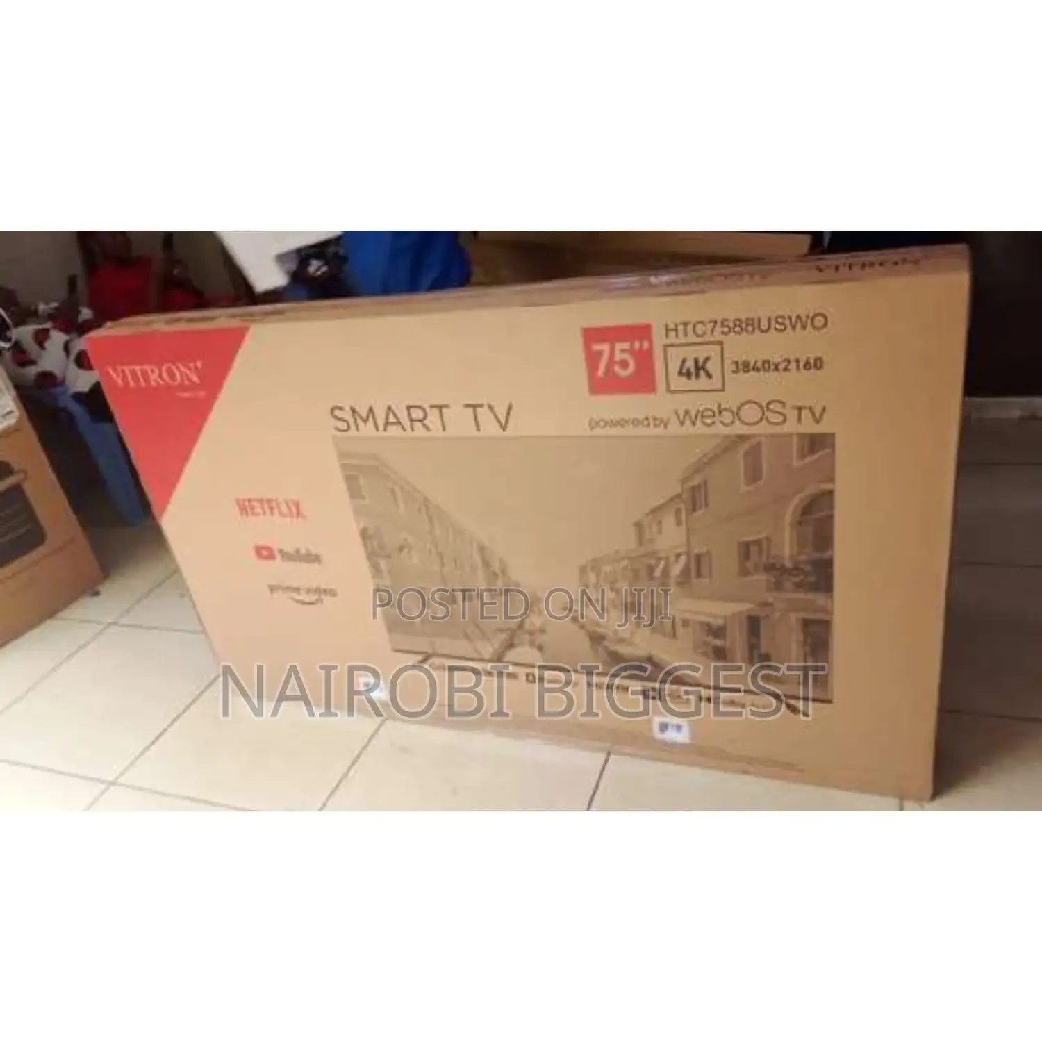 Vitron 75 Inches Webos Smart 4k Frameless Television