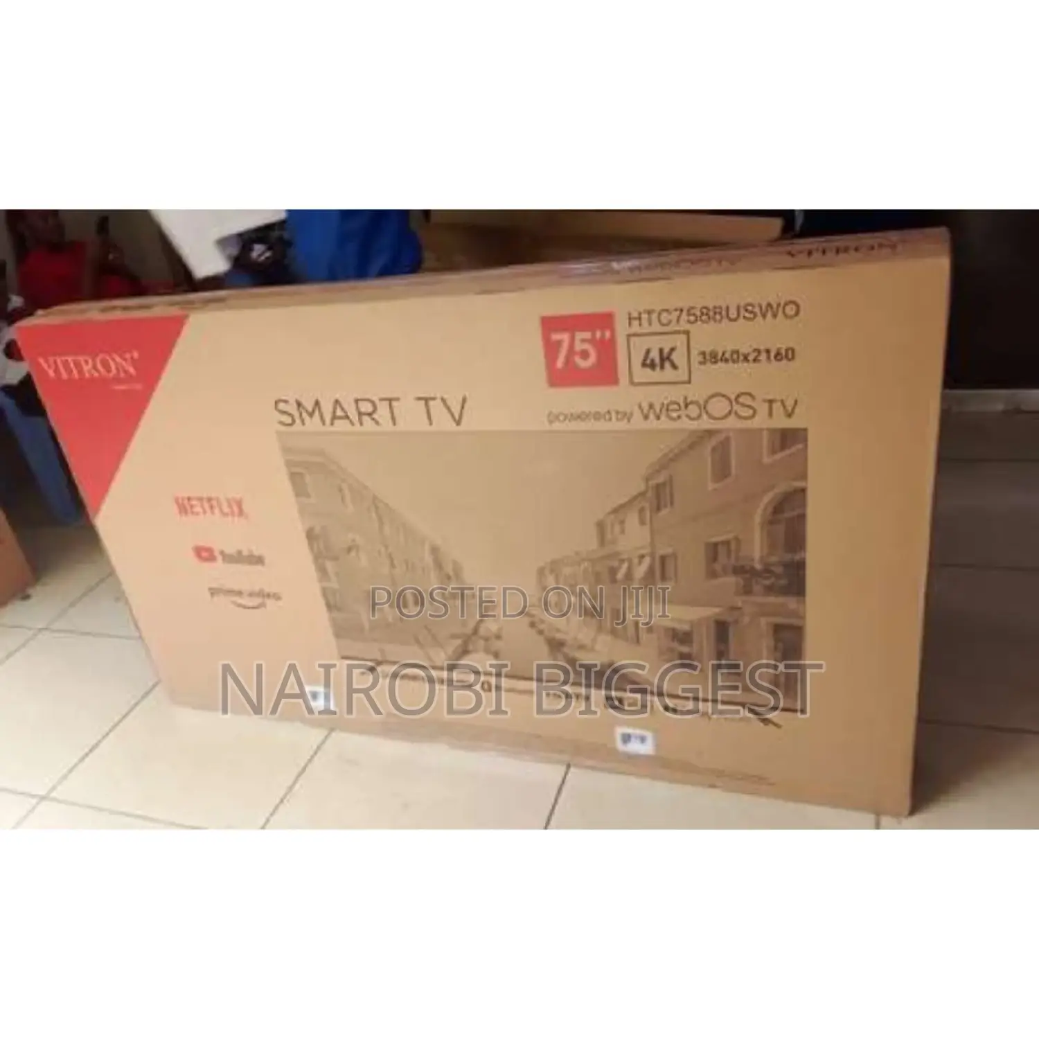 Vitron 75 Inches Webos Smart 4k Frameless Television