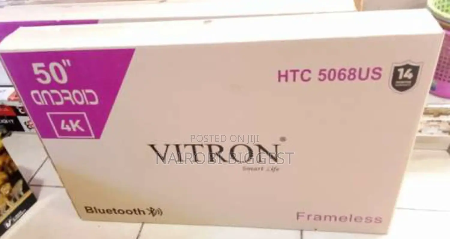 Vitron 50" Smart Frameless 4k Television