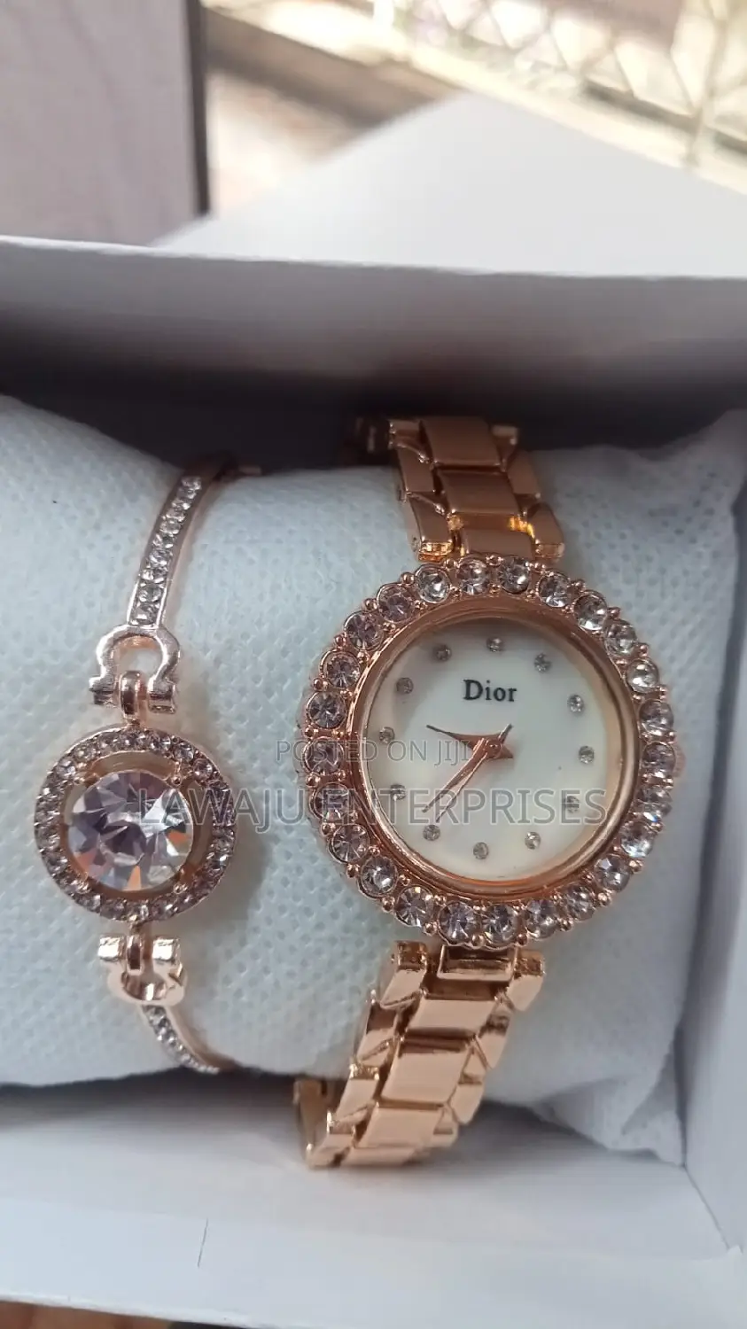 Ladie's Watch and Bracelet Gift Set