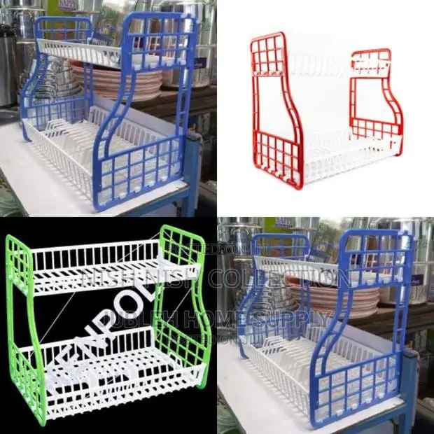 2 Tier Plast Dish Rack