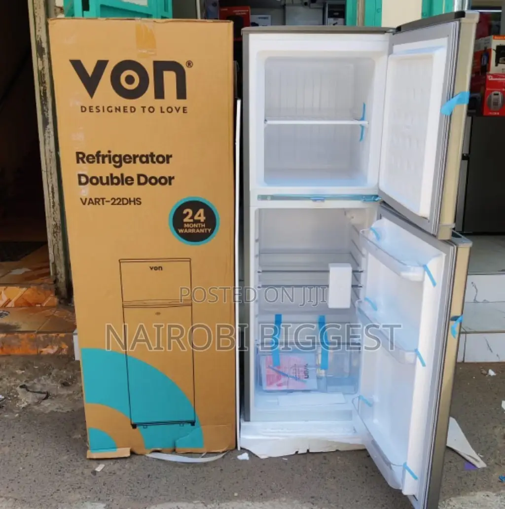 Von 138litre Fridge Double Door