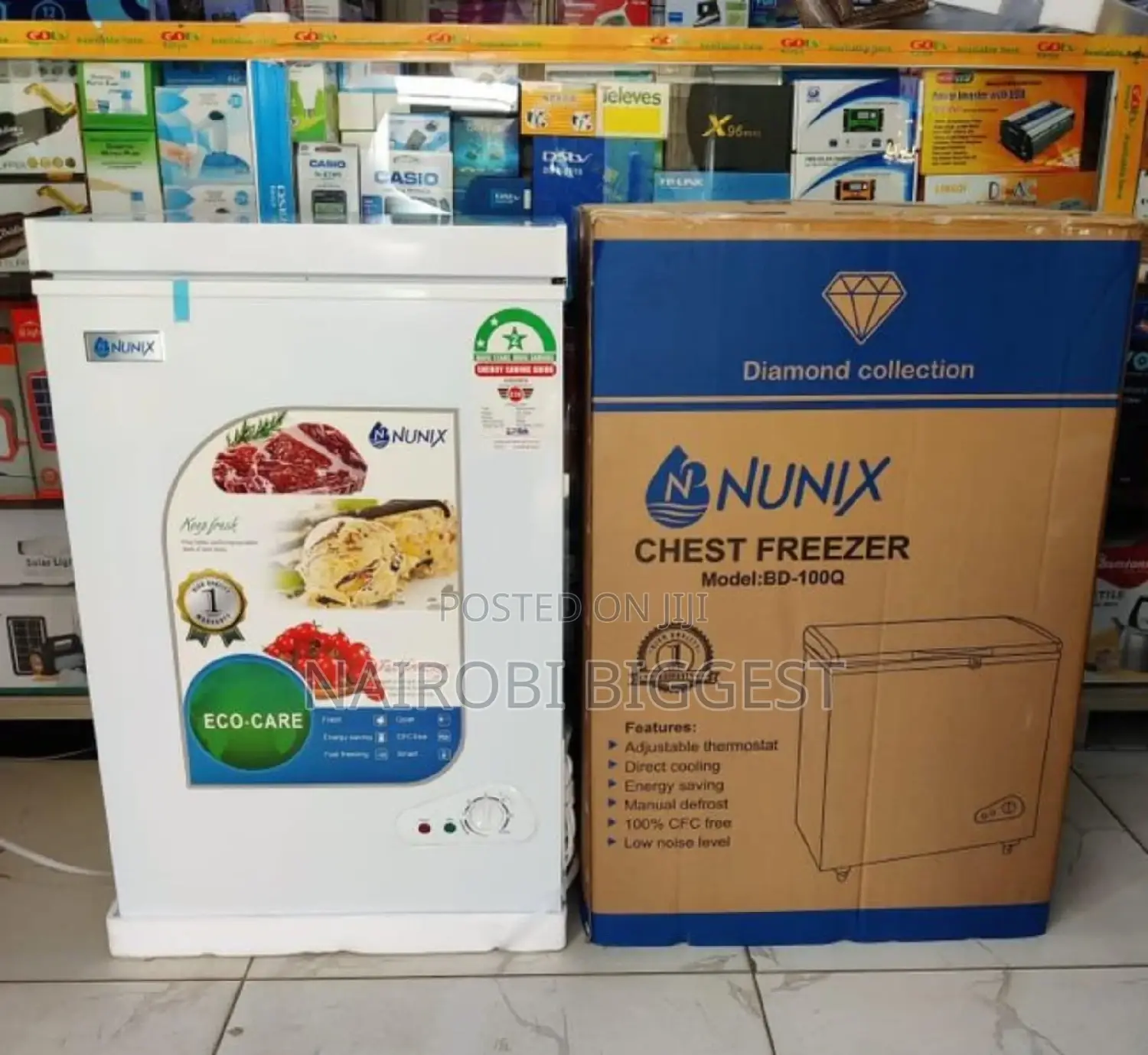 Classic Brand New Nunix 100litres Deep Freezer 100 Litres