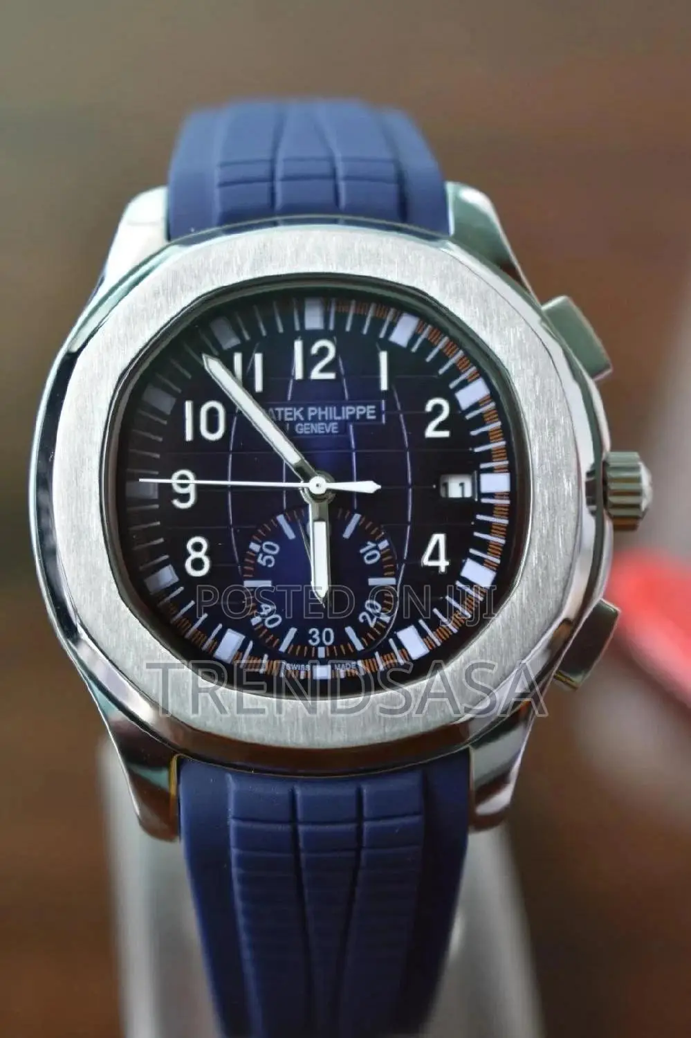 Patek Philippe Aquanaut 5968g-001 Blue Flyback Chronograph