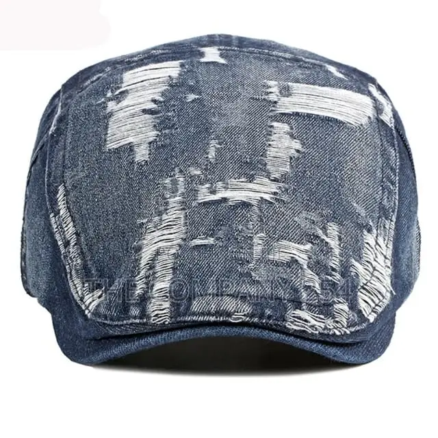 Legit Rugged Denim Checked Jeans Adjustable Kangol Hats