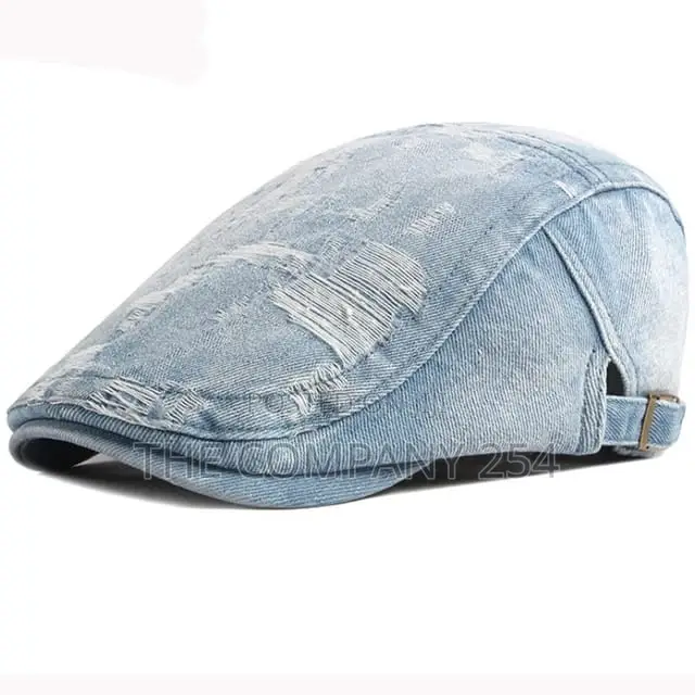 Legit Rugged Denim Checked Jeans Adjustable Kangol Hats