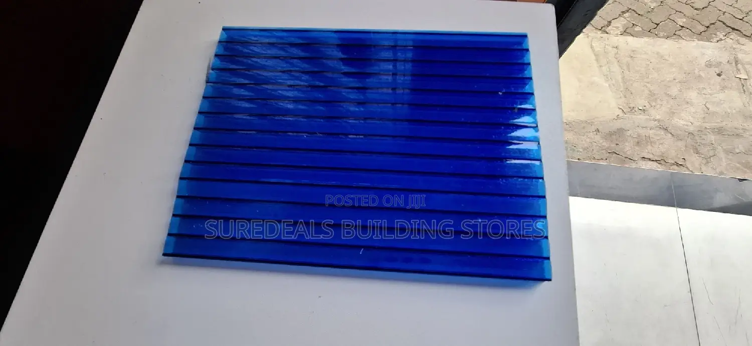 Blue Polycarbonate Sheet-5.8*2.1mtrs(8mm)