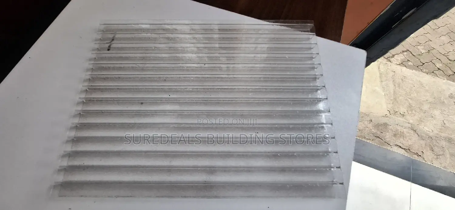 CLEAR Hollow Polycarbonate Sheet-8mm