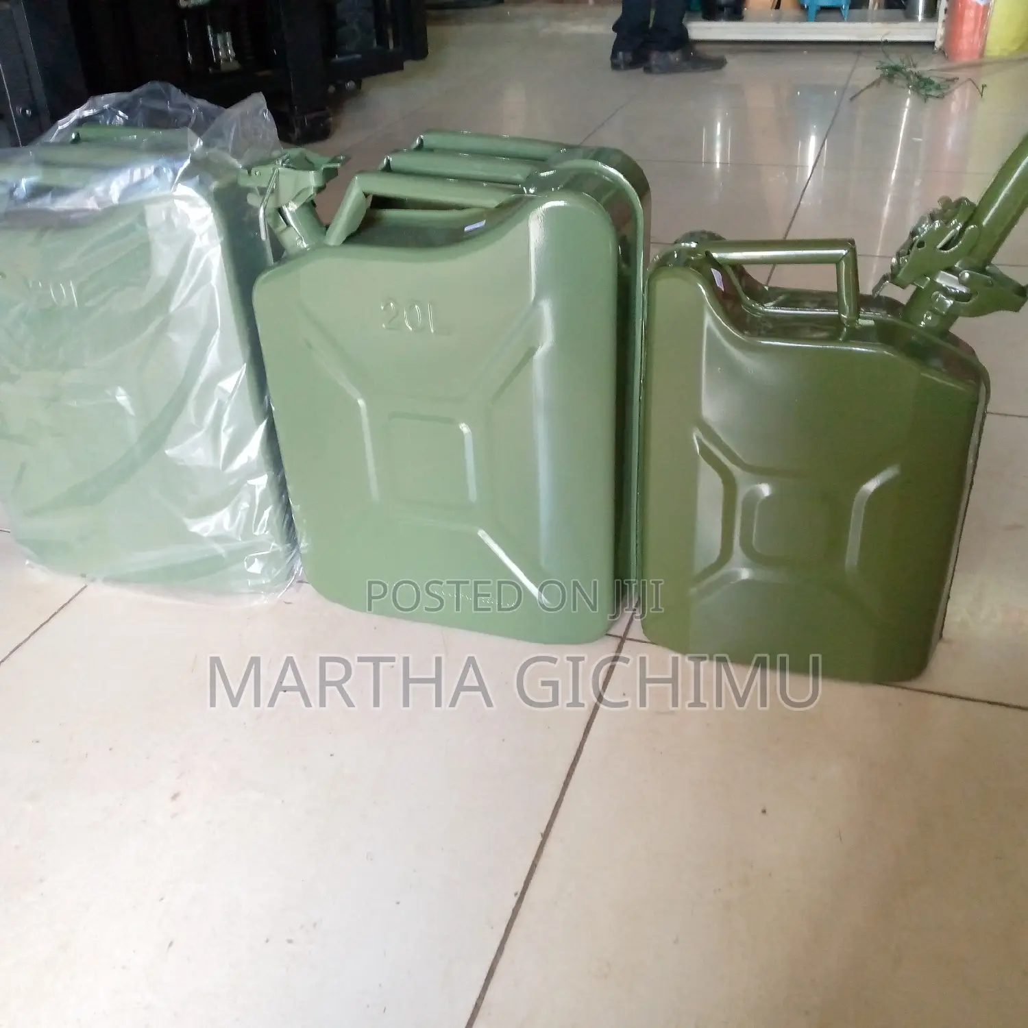 Fuel Emergency Spare Jerrycan Storage