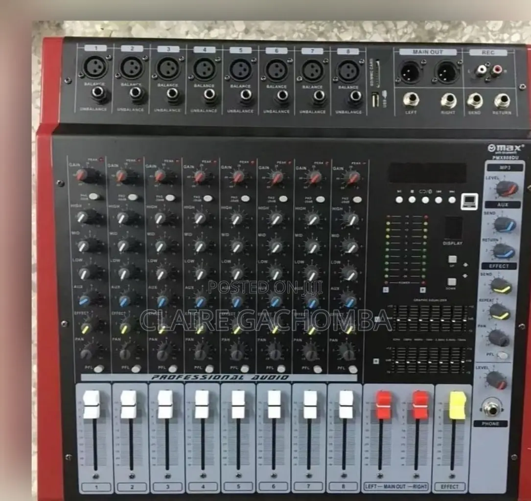 Max 8 CH Professional Mixer