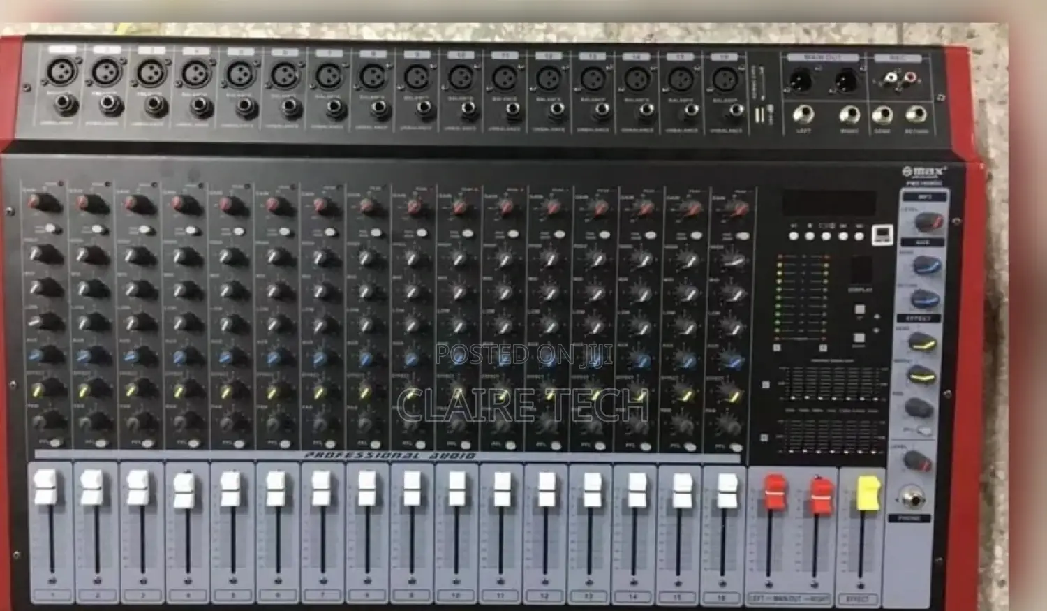 Max 16 CH Professional Music Mixer