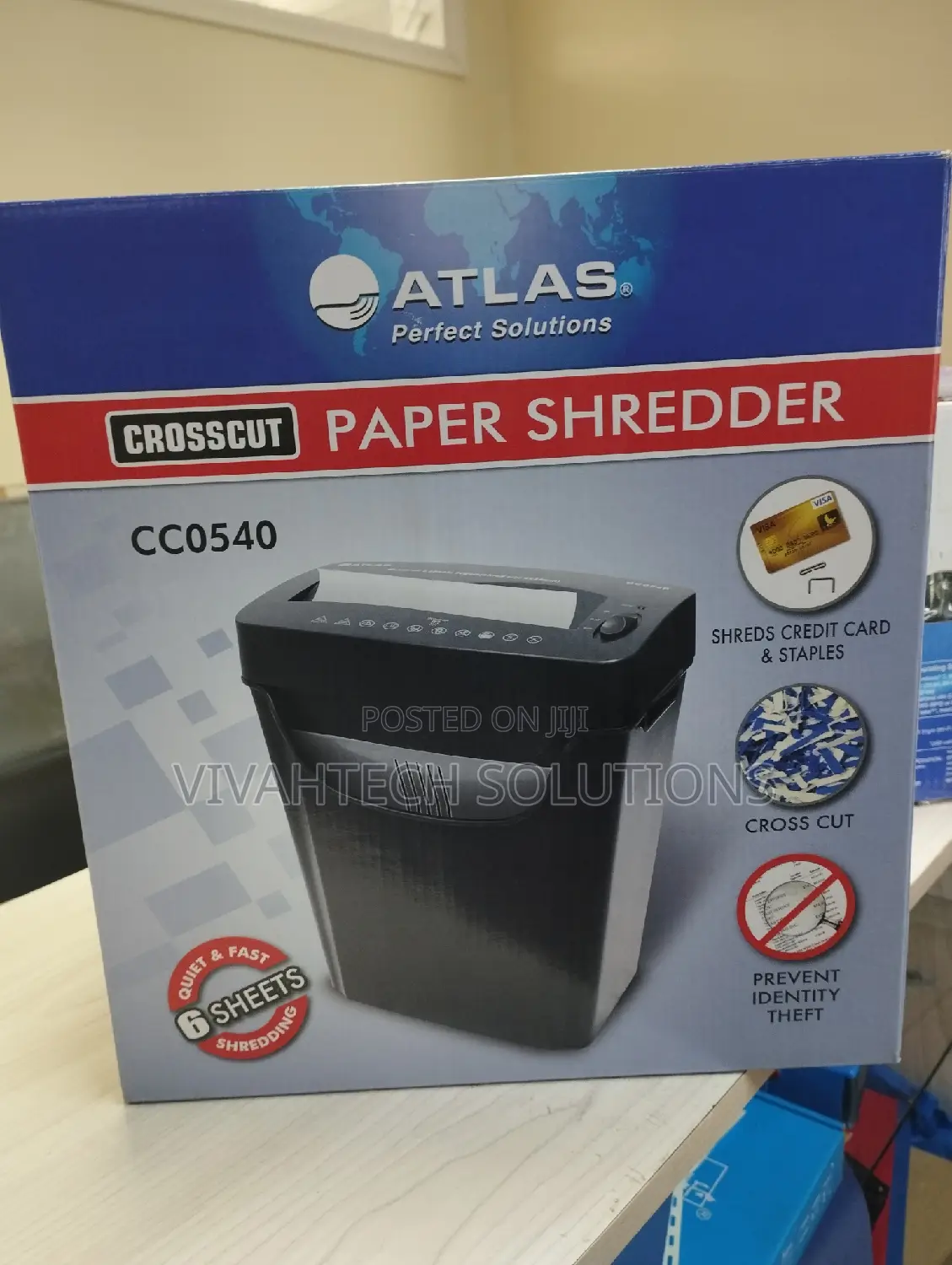 Paper Shredder Cc0540 Cross Cut Atlas // Atlas Cc0540
