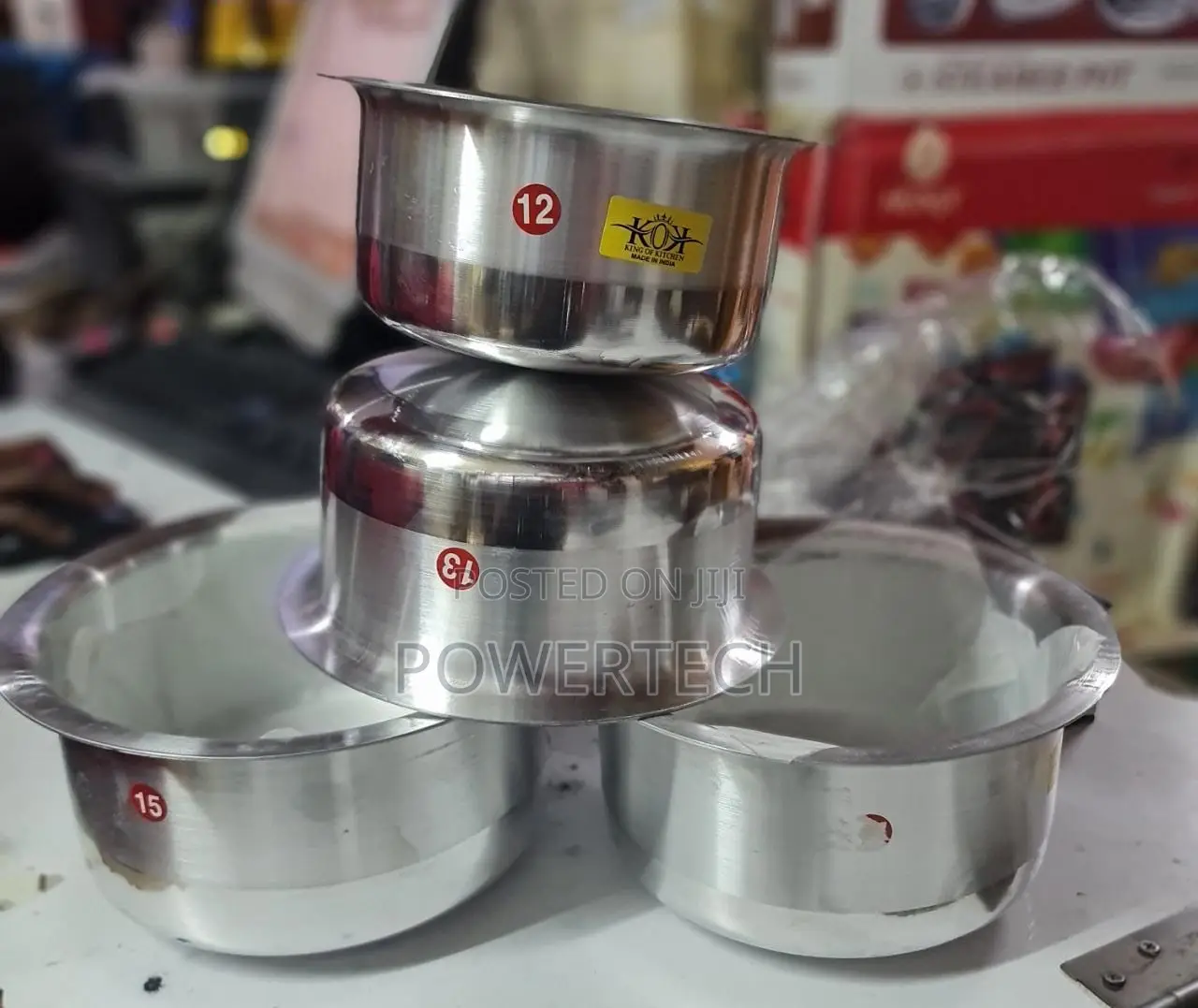 4 Set Kok Pure Aluminium Sufurias Set