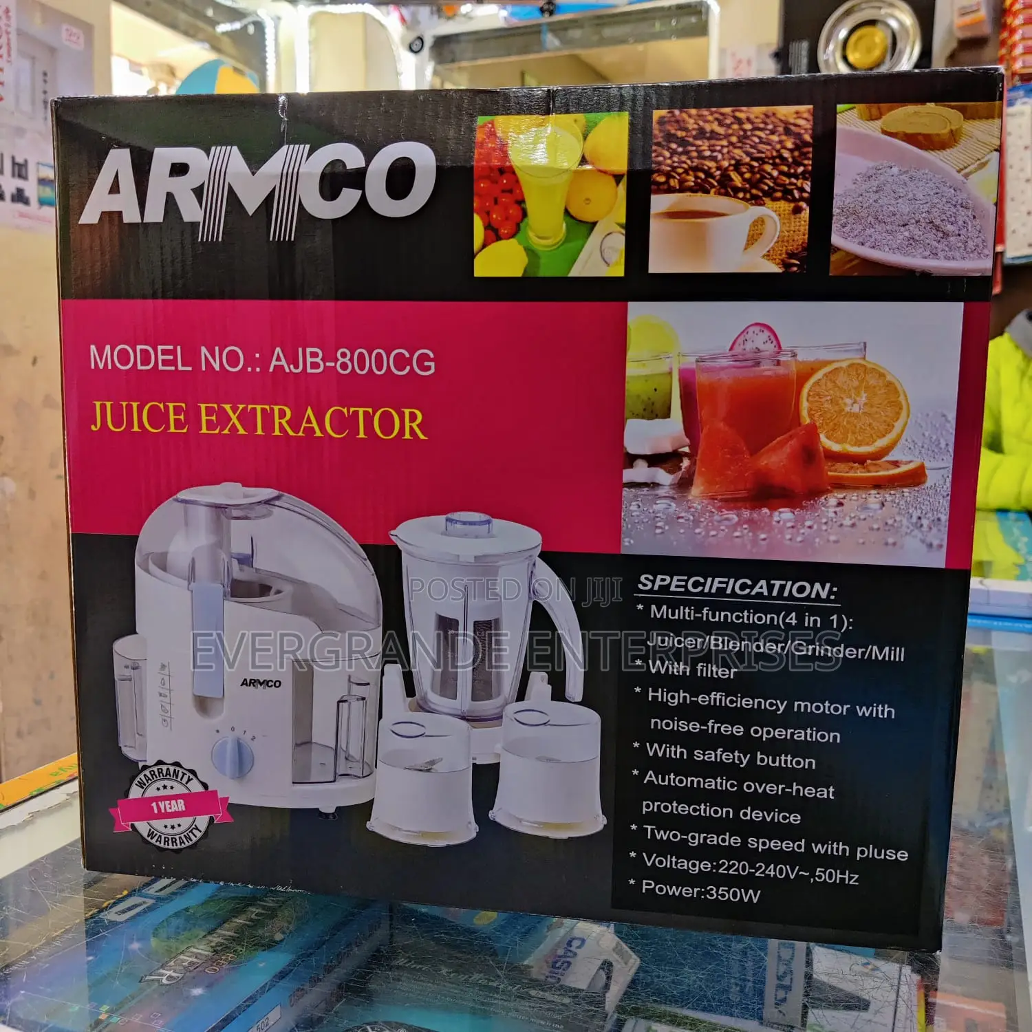 *Armco 4in1 Juicer/Blender /Grinder/Mincer at 6200*