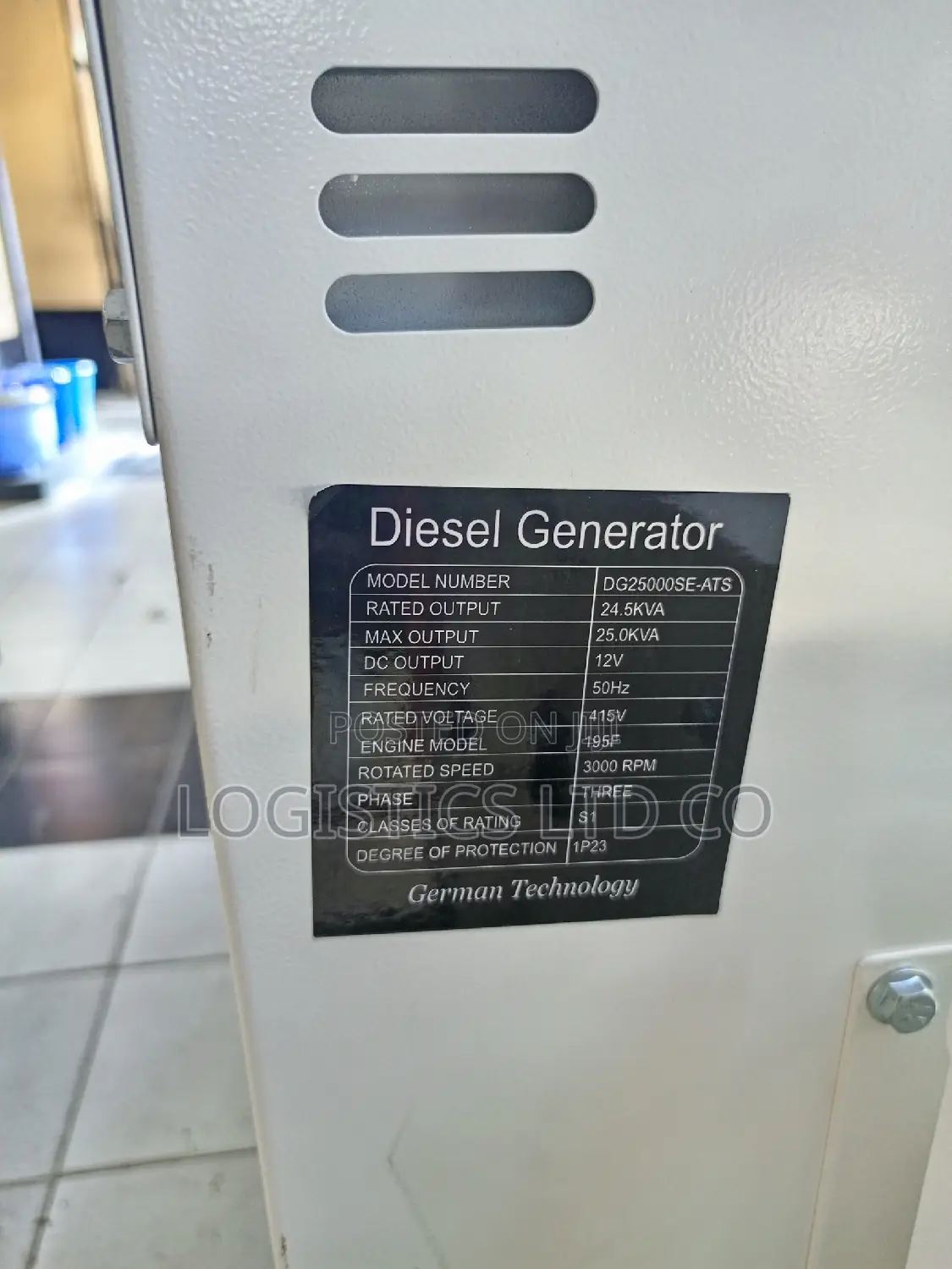Girasol 25kva Diesel Silent Generator