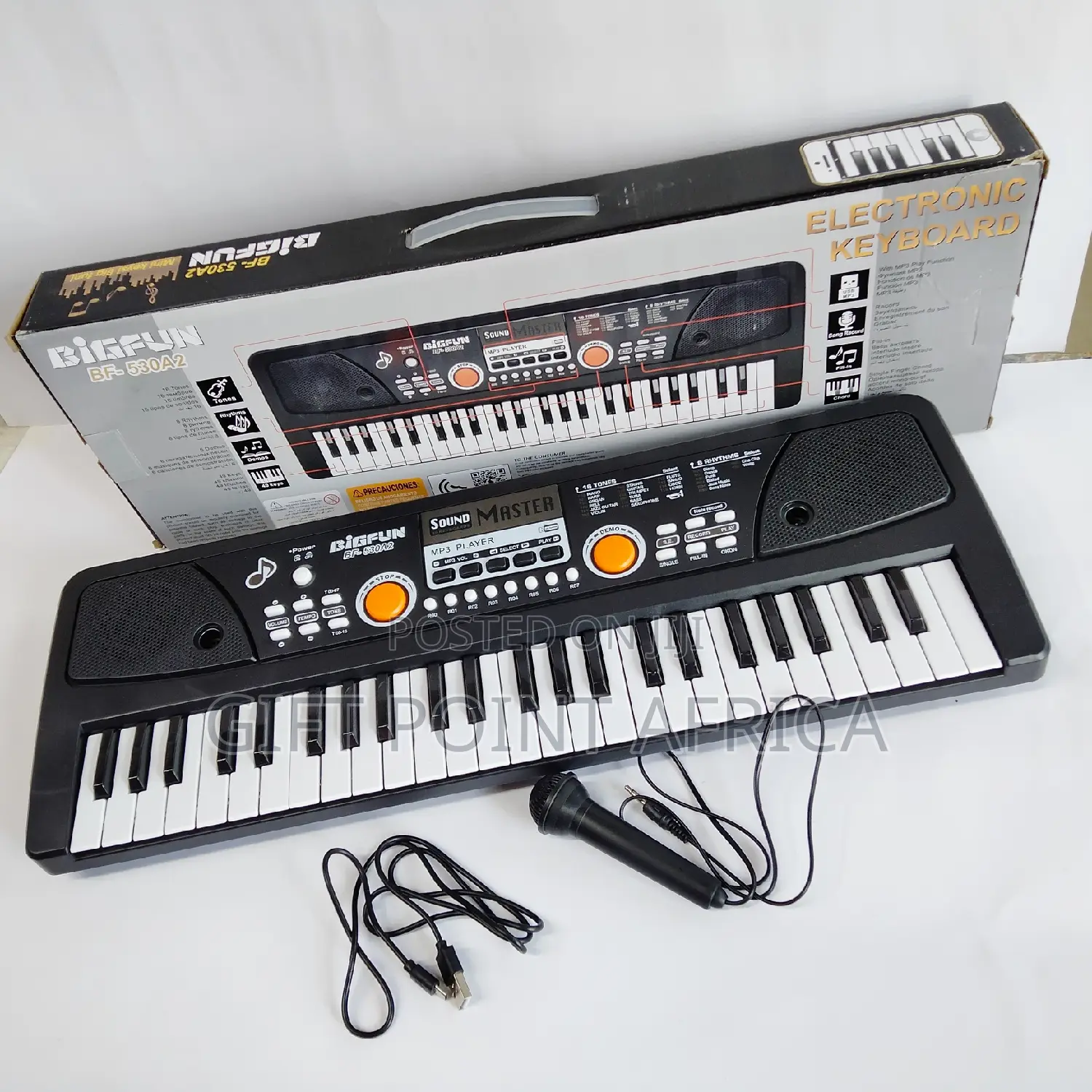 61 Keys Piano/Keyboard With USB Cable for Kids