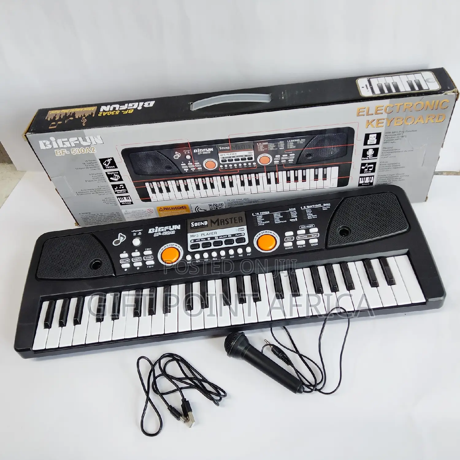 61 Keys Piano/Keyboard With USB Cable for Kids