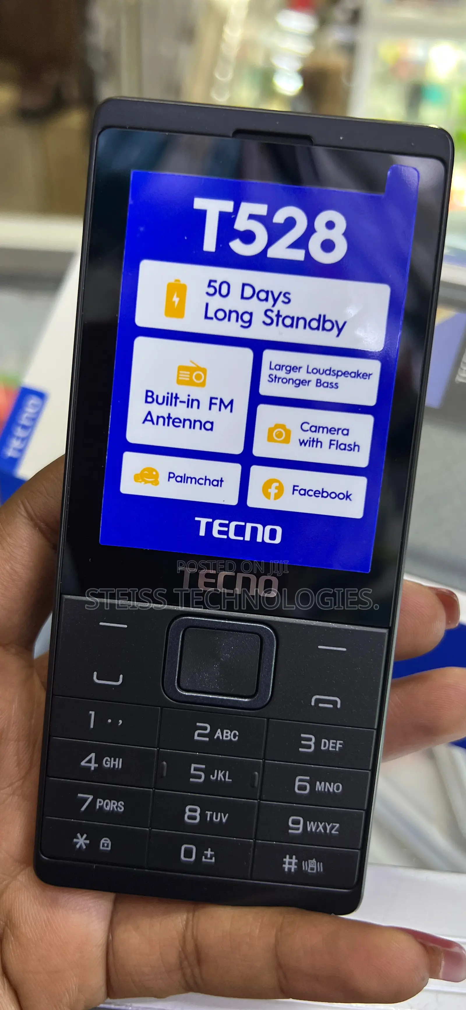 New Tecno T528 Black