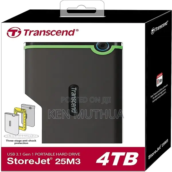 Transcend External HDD 4tb - Purple - Ts4tsj25h3p
