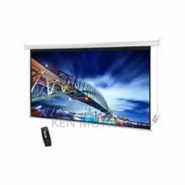 Techcom Auto Electric Projector Screen 200 X 200cm