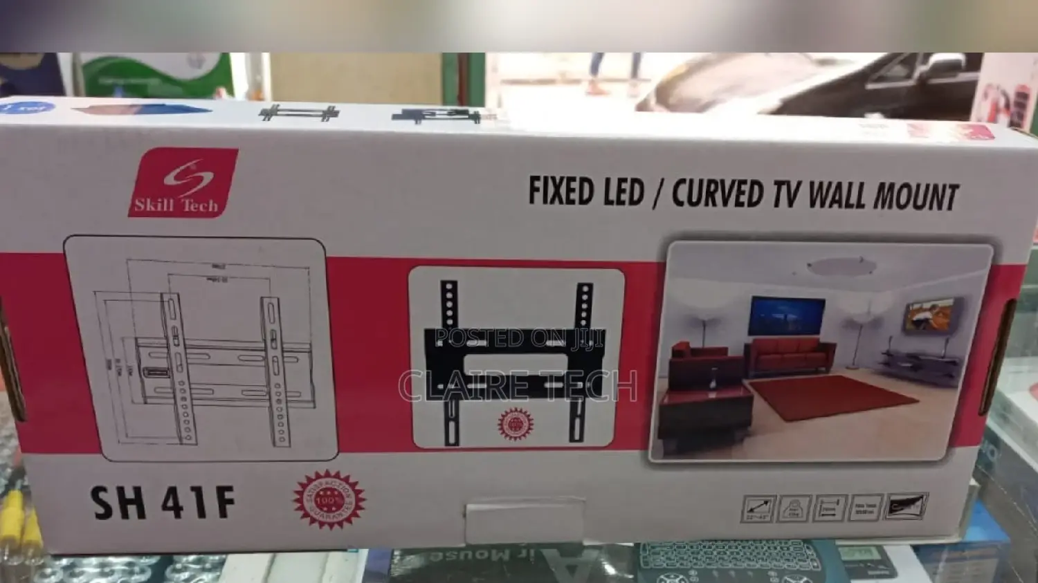 SH 41F Skilltech Fixed LED/Curved Tv Wall Mount