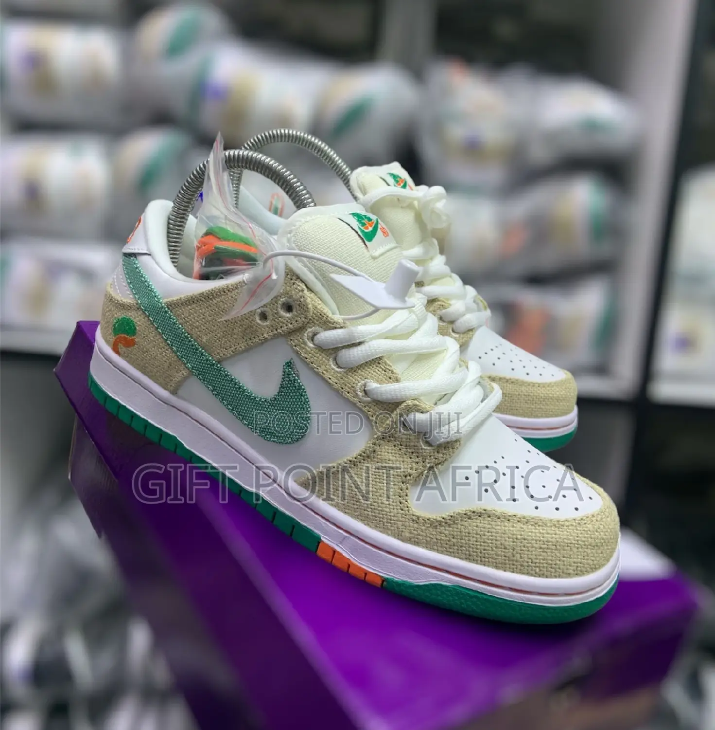 Nike SB Dunk Low Cut 'Cream' Sneakers for Men