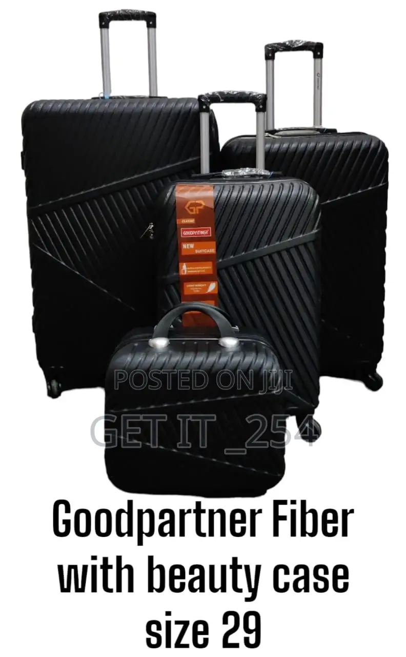 *4 In1 Luxurious Fibre Suitcase*
Double Zipper Closure