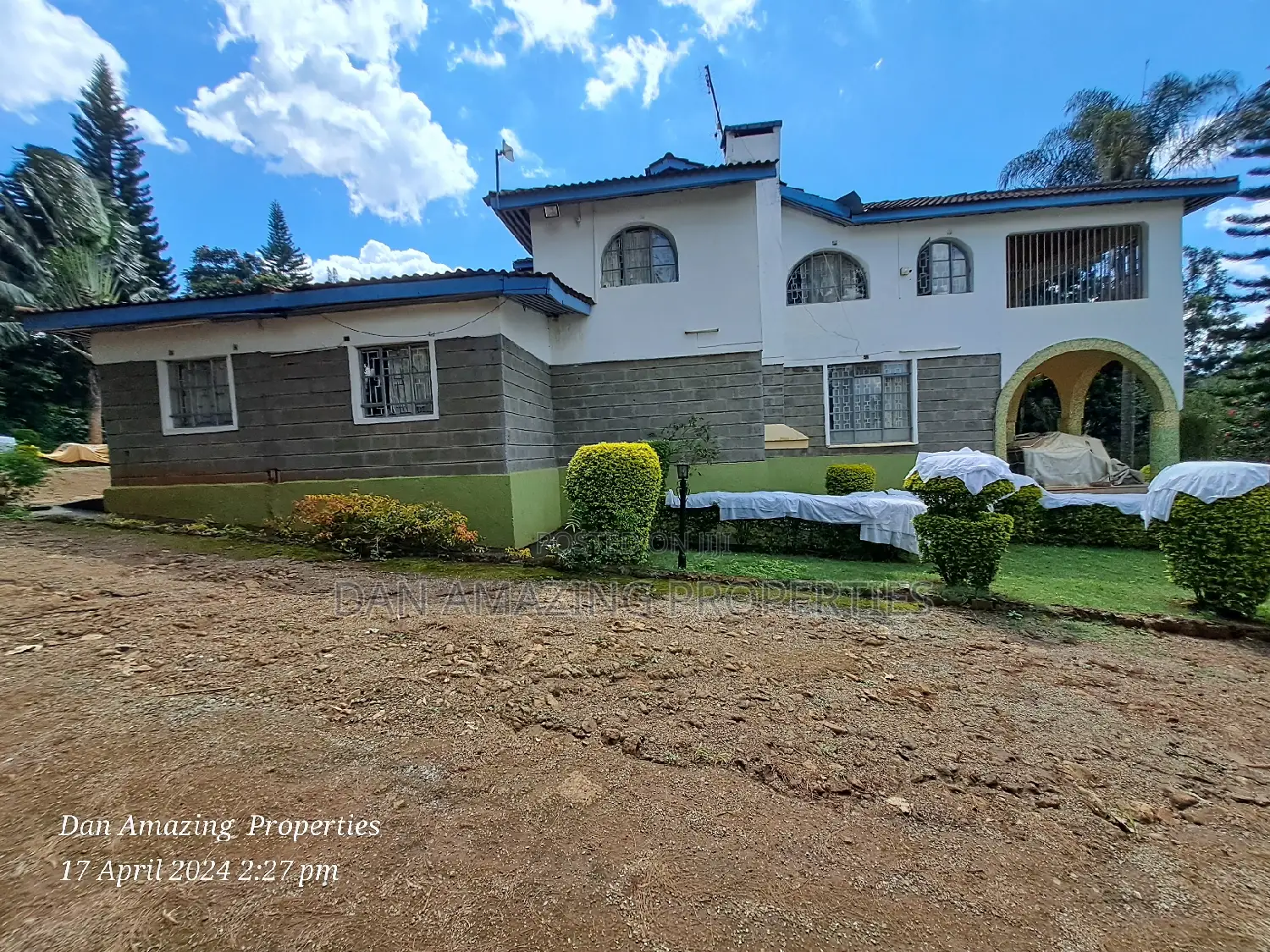 4 Acres With 5bdr Mansion in Kangoya Kiambu for Sale